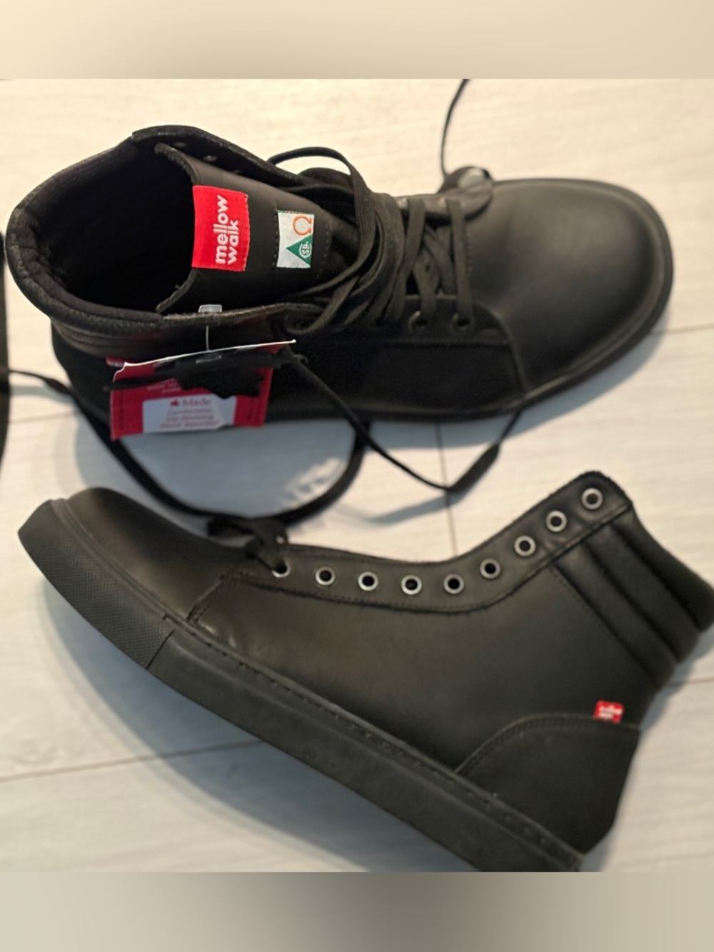 Women's 6 inch Steel Toe Composite Plate High Top Safety Work Sneakers